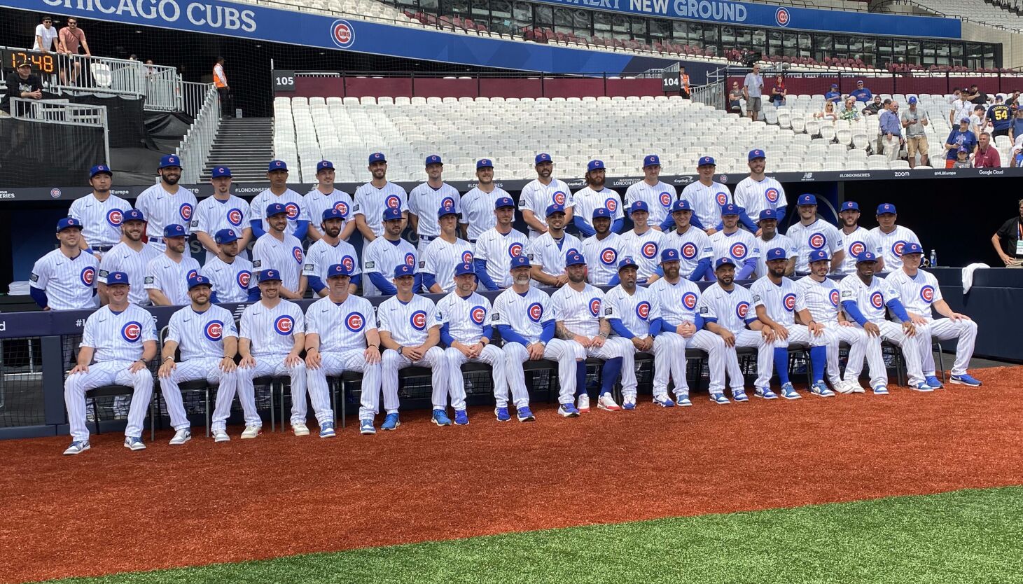NextImg:Postcards from London: Cubs baseball takes a trip across the pond