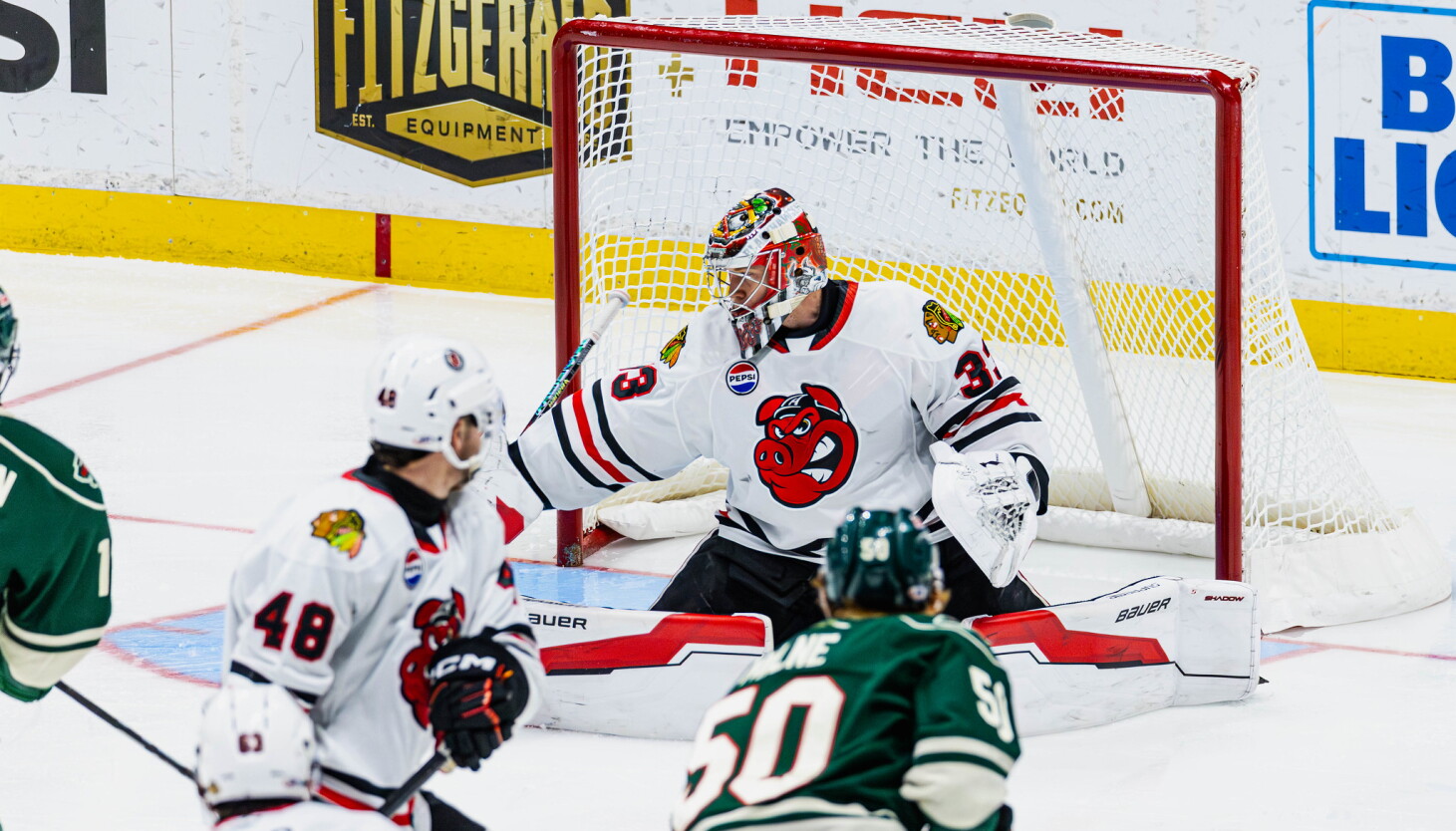 Blackhawks Goalie Prospect Finding Rhythm in AHL Blackhawks Goalie Prospect Finding Rhythm in AHL