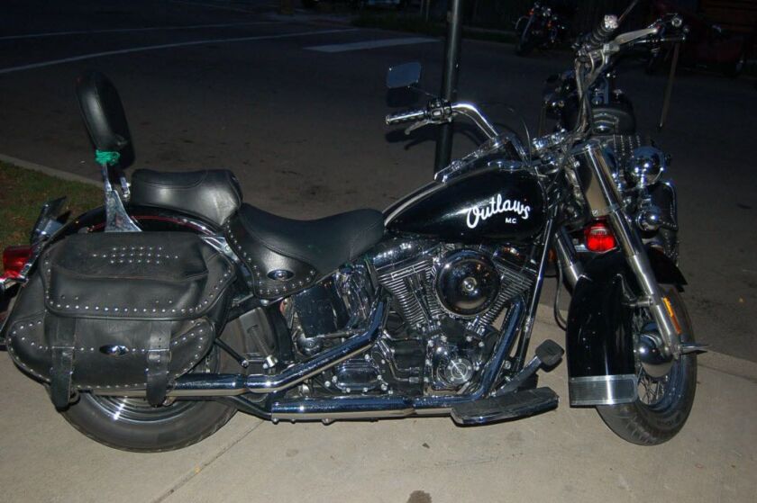 “Big” Pete James’ motorcycle. | Provided photo