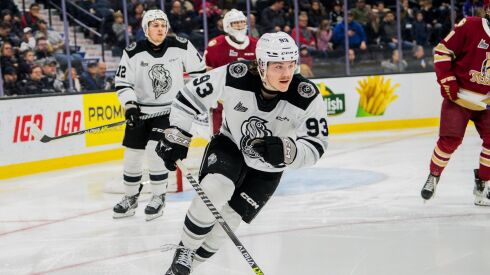 Blackhawks prospect Samuel Savoie has recorded 50 points for the QMJHL’s Gatineau Olympiques this season.