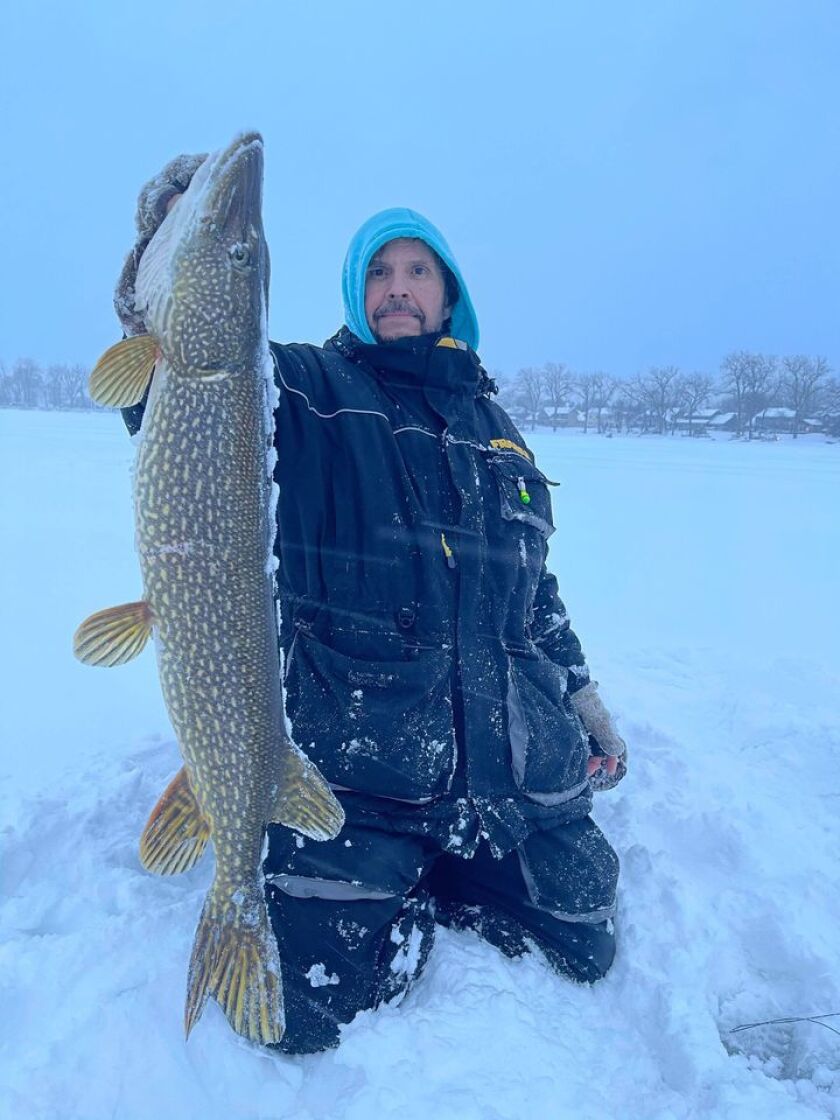 Nate Notariano with a good Lake County northern pike. Provided photo