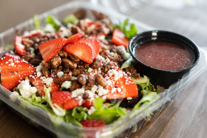 Flippin Flavors’s “berry explosion salad.” 
