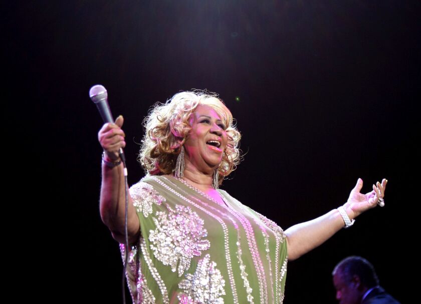 Aretha Franklin performs at Radio City Music Hall in New York in 2012 . | Neilson Barnard/Getty Images