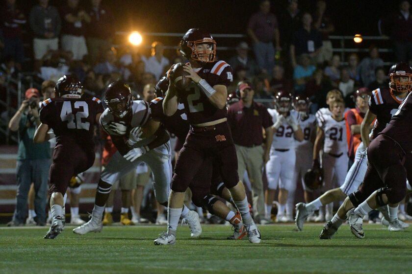 John Bean (2) of Brother Rice stays poised. Worsom Robinson/For the Sun-Times.