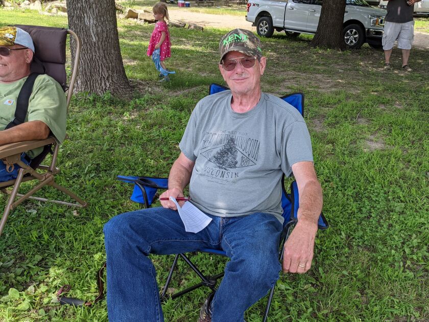 Danny Newell awaits the start of the waterfowl blind draw at Marshall State Fish and Wildlife Area. Credit: Dale Bowman