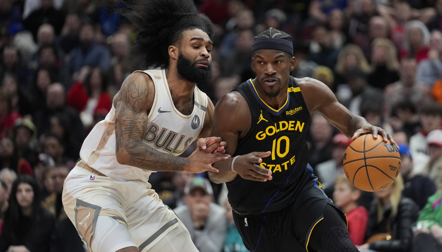 Bulls feel sting of new-look Warriors and Steph-Butler one-two punch Bulls feel sting of new-look Warriors and Steph-Butler one-two punch