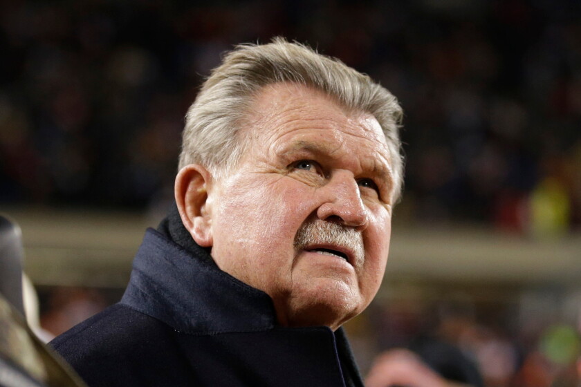 FILE - Former Chicago Bears player and football coach Mike Ditka in 2013.