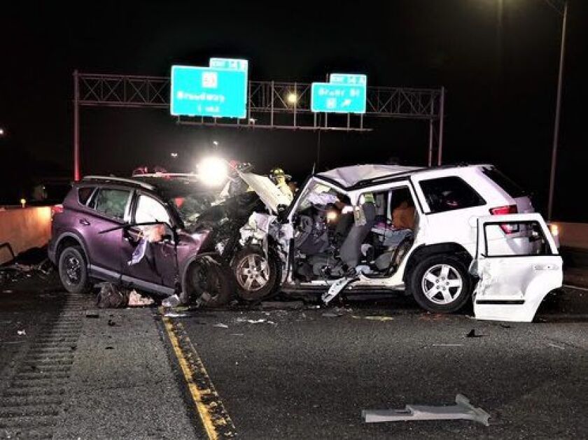Four people were killed, including a child, and three more children were seriously injured in a wrong-way crash early Saturday morning in northwest Indiana. | Indiana State Police