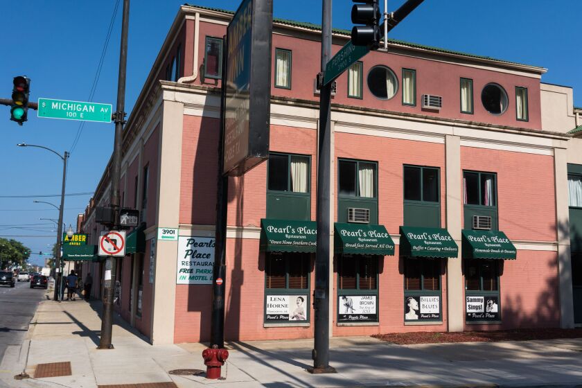Pearl’s Place restaurant on South Michigan Avenue in Bronzeville. | Max Herman/For the Sun-Times
