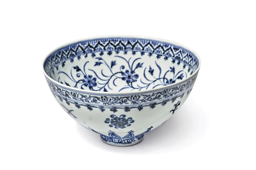 An antiques enthusiast came across this Ming Dynasty-era piece and thought it could be something special when browsing a yard sale in the New Haven area last year, according to Sotheby’s. The bowl sold at auction on St. Patrick’s Day for $722,000.