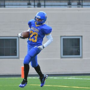 Prosser’s Greg Wynn (23) runs in for a touchdown. Worsom Robinson/For the Sun-Times.