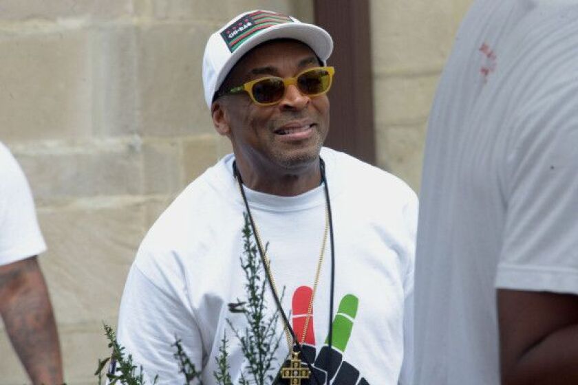 Spike Lee at the St. Sabina block party Saturday, June 13, 2015. | Brian Jackson/For the Chicago Sun-Times