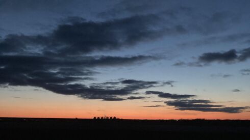 Sunset while traveling, nature photo of the week. Credit: T. J. O’Malley