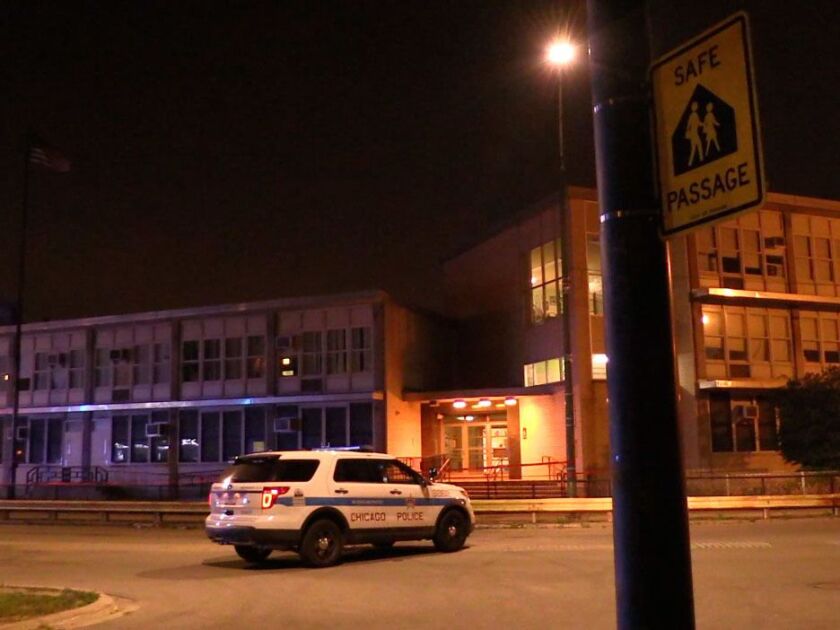 Police investigate a shooting about 11 p.m. Friday, June 15, 2018 in the 6700 block of Parnell Avenue in Chicago. | Justin Jackson/ Sun-Times