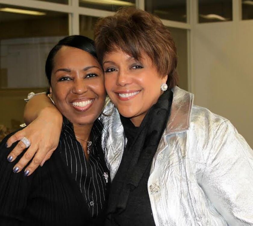 Margena Christian with Linda Johnson Rice in 2010. | Provided photo by Margena Christian