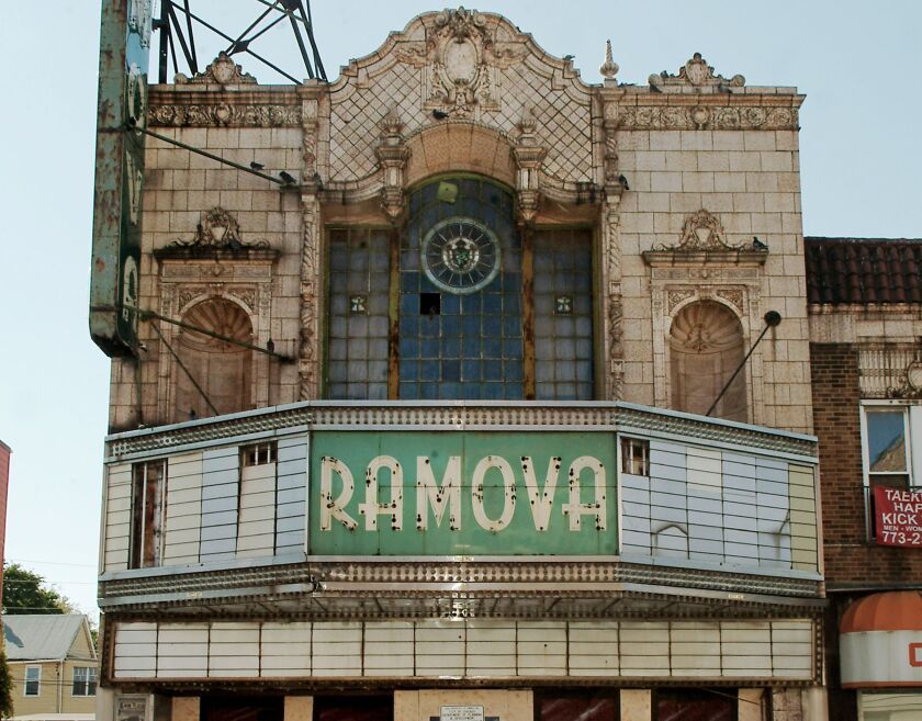 The long-vacant Ramova Theater, 3518 S. Halsted St.