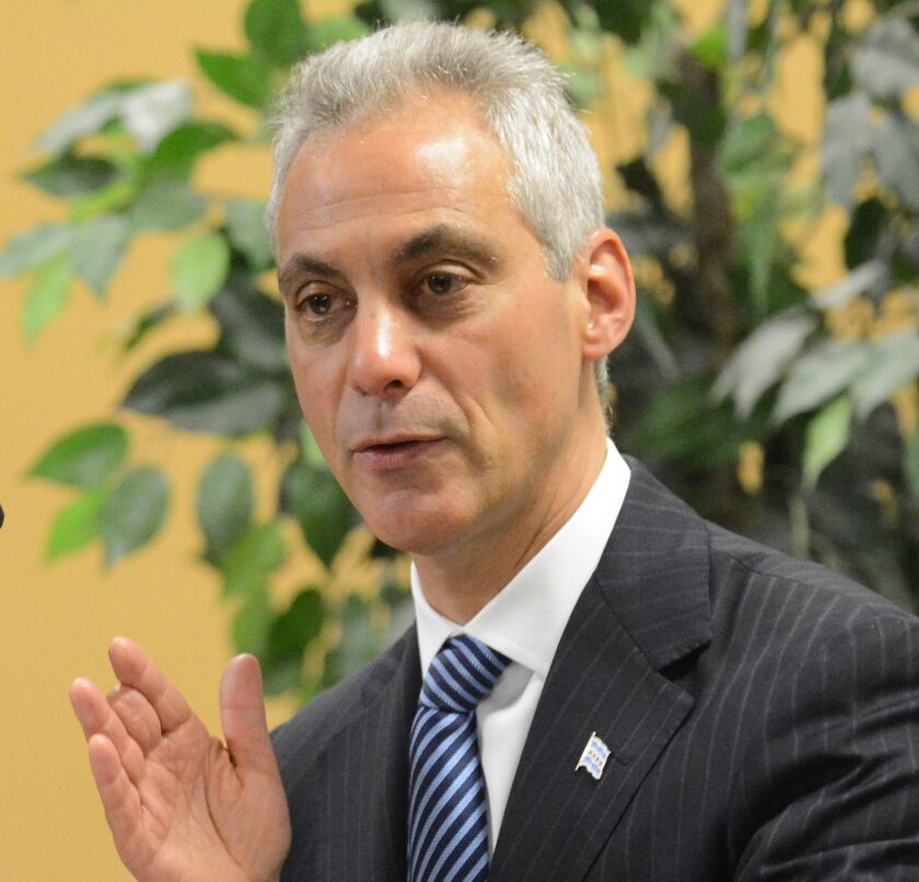 <small><strong>Mayor Rahm Emanuel knows he needs Gov. Bruce Rauner’s help to tackle some problems facing Chicago. | File photo</strong></small>