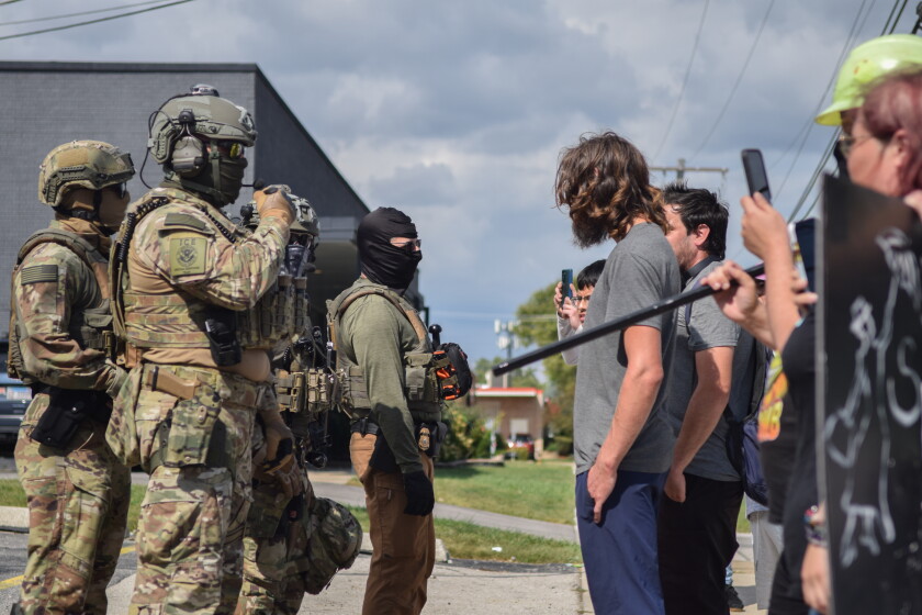 Broadview Ice Protesters demonstrate at Broadview ICE facility in spite of more ...