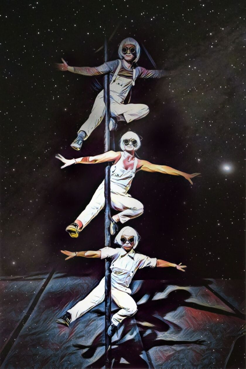 The cast of “Jouneyfor the Sun” embraces the loopy proceedings with a whole-hearted gusto that’ll have you cheering them on from blast-off. | Cole Simon