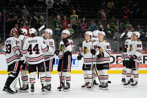 Blackhawks Wild Hockey
