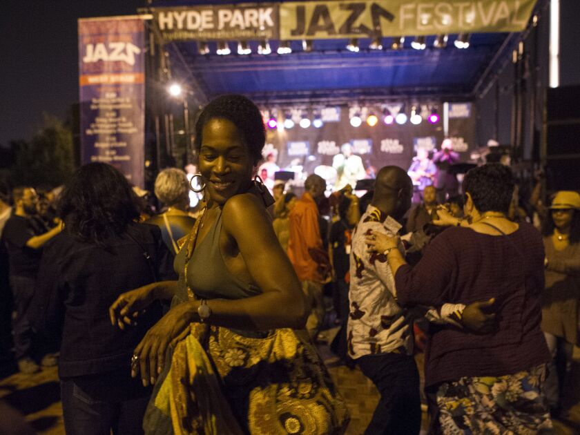 Dancing at the 2017 Hyde Park Jazz Festival. | Courtesy HPJF and Marc Monaghan