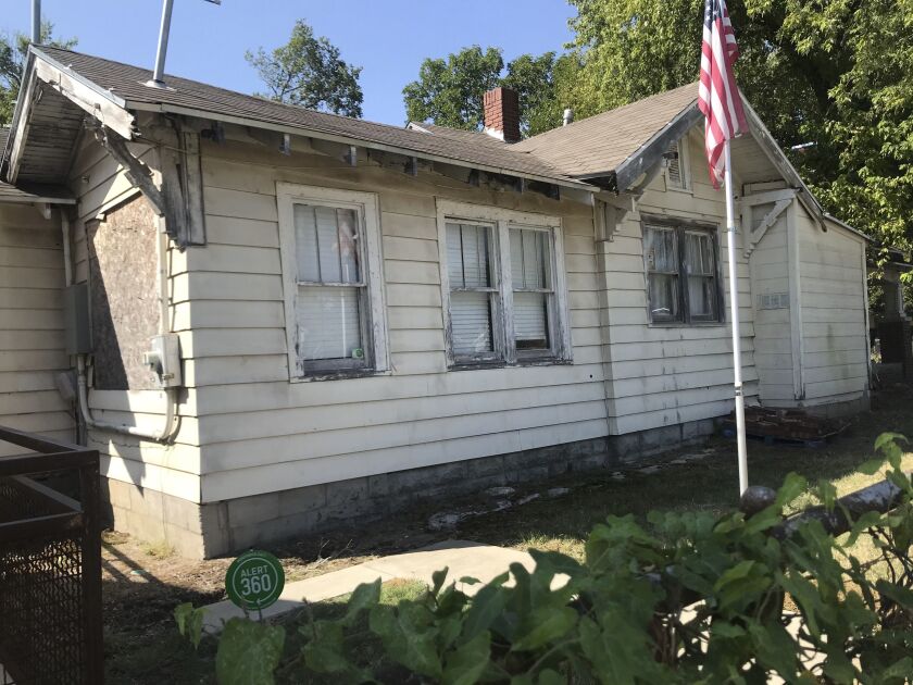 The exterior of a home used for the 1983 film “The Outsiders.”