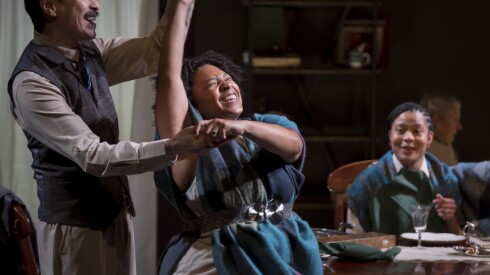 L-R: Huy Nguyen, Aziza Macklin, Alexis Primus.