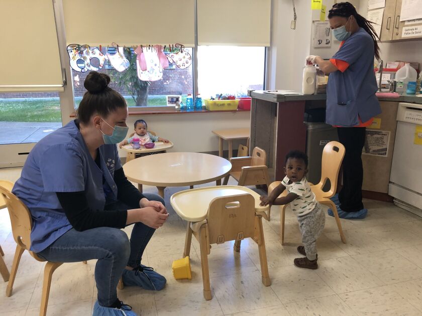 Early childhood education providers like the Carole Robertson Center for Learning are straining to keep functioning during the pandemic.