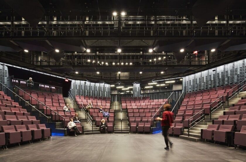 The Alexandra C. & John D. Nichols Theatre – the main stage in the new Writers Theatre complex in Glencoe. (Photo: Steve Hall, Hedrick Blessing Photography)
