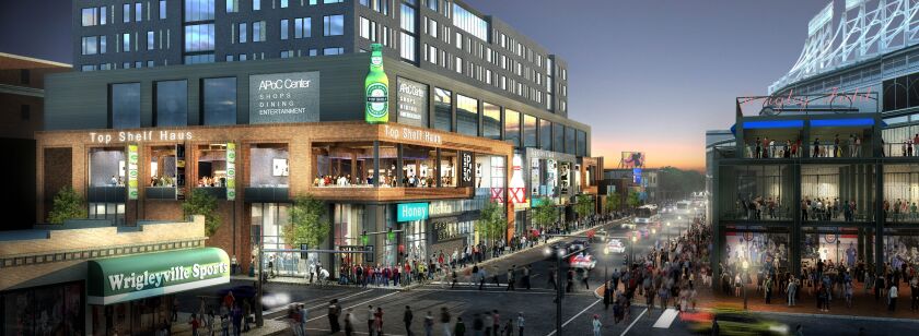 Rendering of the Addison & Clark development. | Courtesy M&R Development