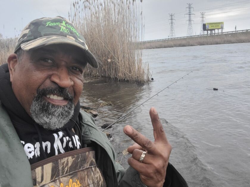 BoRabb Williams trying for spring crappie. Provided photo