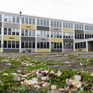 The former Granville T. Woods Math & Science Academy Elementary School, Monday, Oct. 26, 2020.