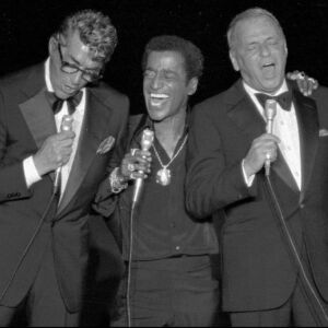 Dean Martin, Sammy Davis Jr. and Frank Sinatra at a fund-raising reunion in Santa Monica, Calif., May 22, 1978, to benefit a charity. |AP Photo/Files