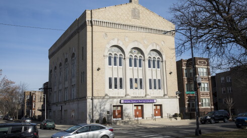 Exterior of Stone Temple Baptist Church at 3622 W. Douglas Blvd.