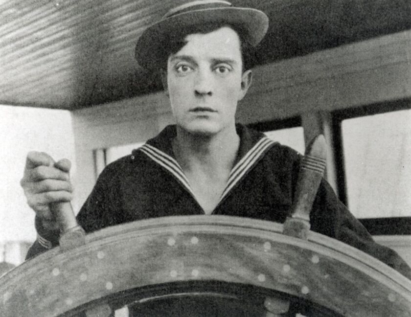 Buster Keaton is shown in a scene from the 1924 classic comedy, “The Navigator.”