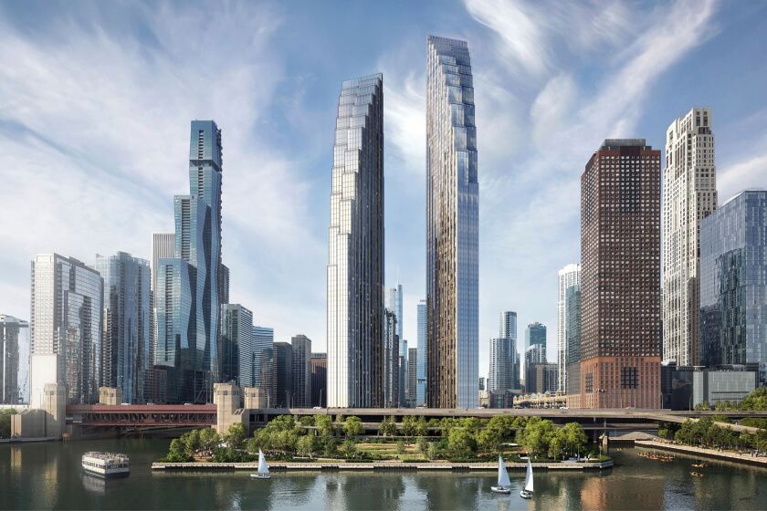 At old Chicago Spire site, construction begins on pair of towers