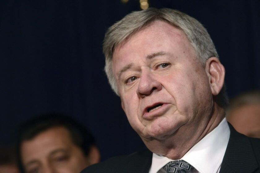 Bolingbrook Mayor Roger Claar in 2014. File Photo. (Brian Jackson /Chicago Sun-Times via AP)
