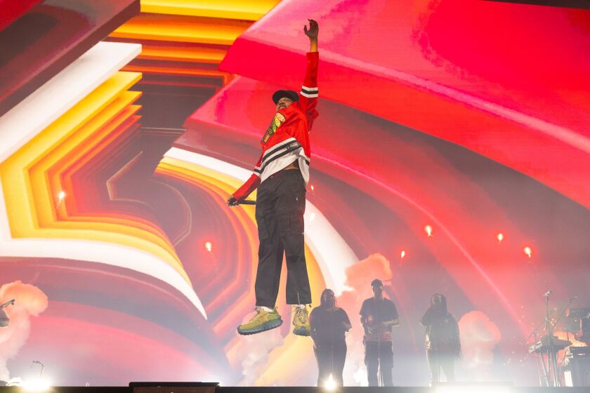 Chance the Rapper performs at the United Center, Saturday, Aug. 19.