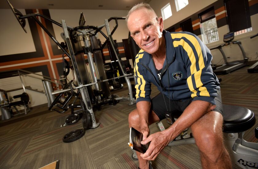 George Hood, the best in the world when it comes to planking — and maybe one day pushups, too.