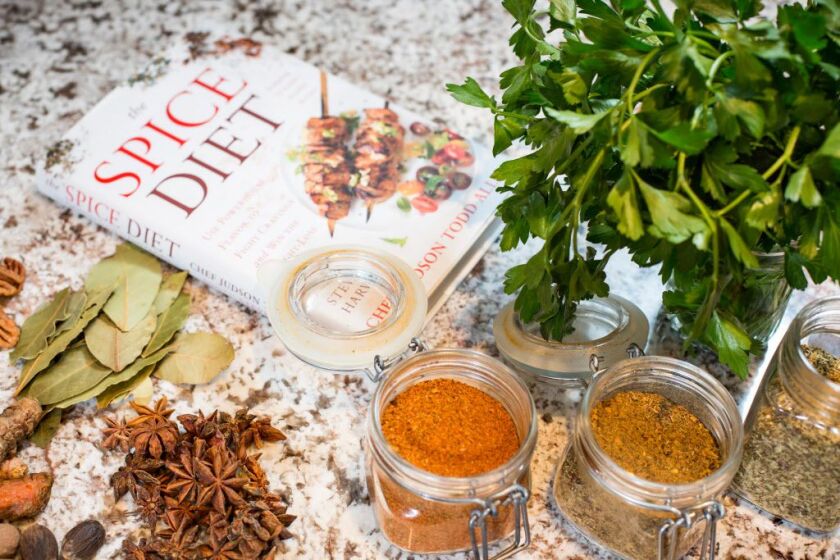 Chicago chef Judson Todd Allen’s new book, “The Spice Diet: Use Powehouse Flavor to Fight Cravings and Win the Weight-Loss Battle.” | James Foster/For the Sun-Times