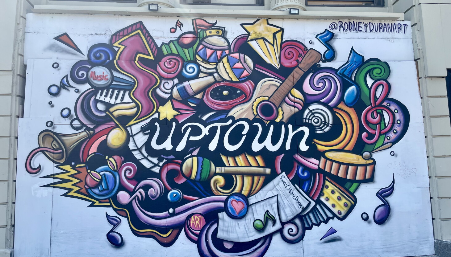 Chicago Rapper Mural Chicago murals: Rodney Duran's new work in Uptown is a tribute to ...