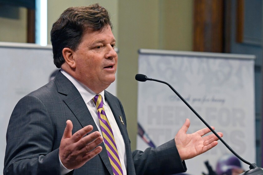 Scott Woodward LSU athletic director