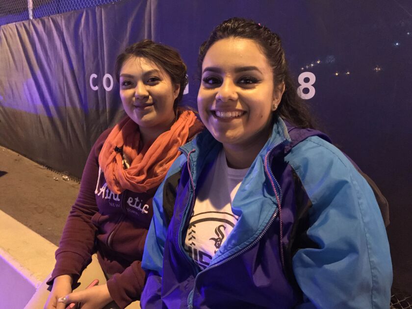 Marianna Hernandez, left, and Jasmin Rodriguez. | Mitch Armentrout