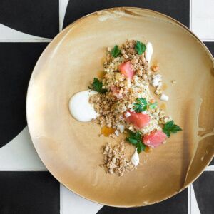 Warbler freekeh salad | Courtesy of Kailley Lindman