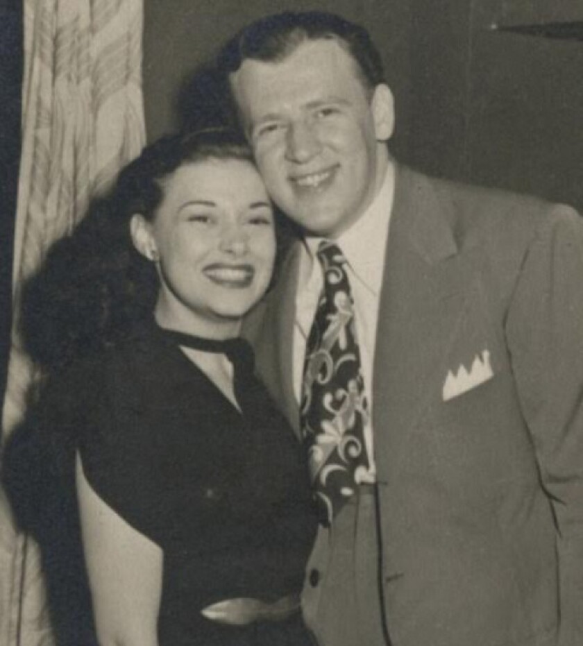 Jessie and Cantor Dale Lind, who were married 72 years / family photo