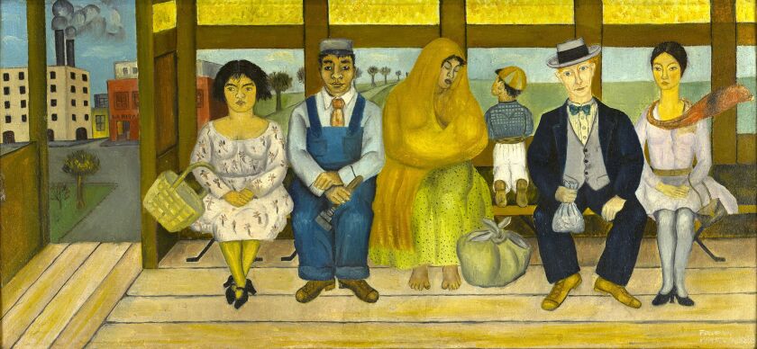 Frida Kahlo, “The Bus,” 1929, oil on canvas, collection Museo Dolores Olmedo, Xochimilco, Mexico.