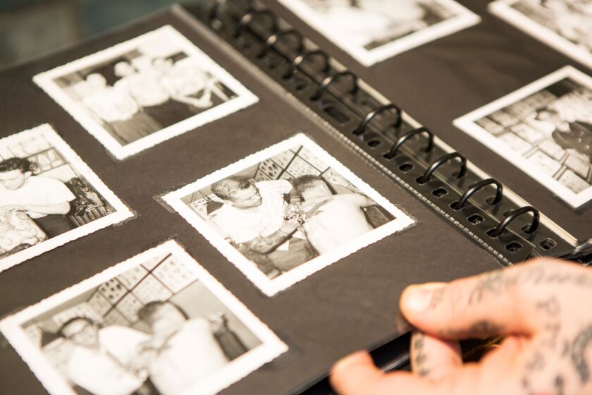 Historical photos document the early days of Chicago tattoo artists and parlors. The photos are among the memorabilia collection of Nick Colella at Great Lakes Tattoo in Chicago. | James Foster / For Sun-Times Media