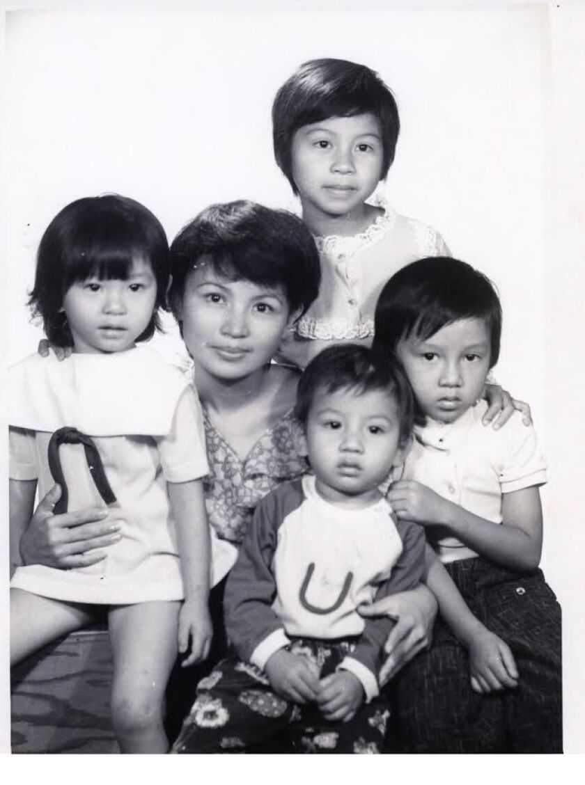 Mykha Trinh spirited her four children and nine more from Vietnam after Saigon fell in 1975. | Provided photo