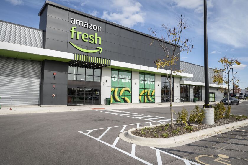 The new Amazon Fresh store in Westmont.