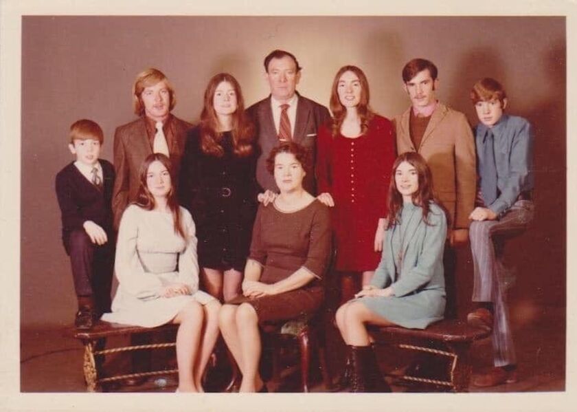 Malachy and Bridget Towey and their children.
